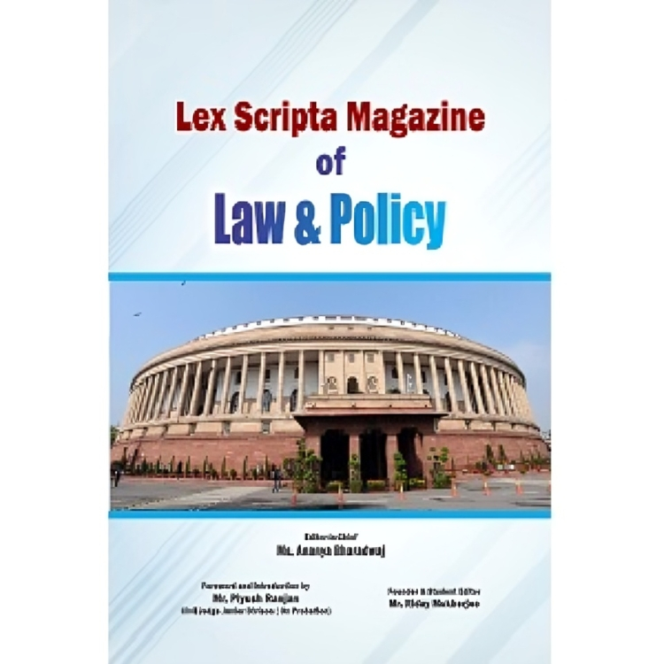 LEX SCRIPTA MAGAZINE OF LAW AND POLICY